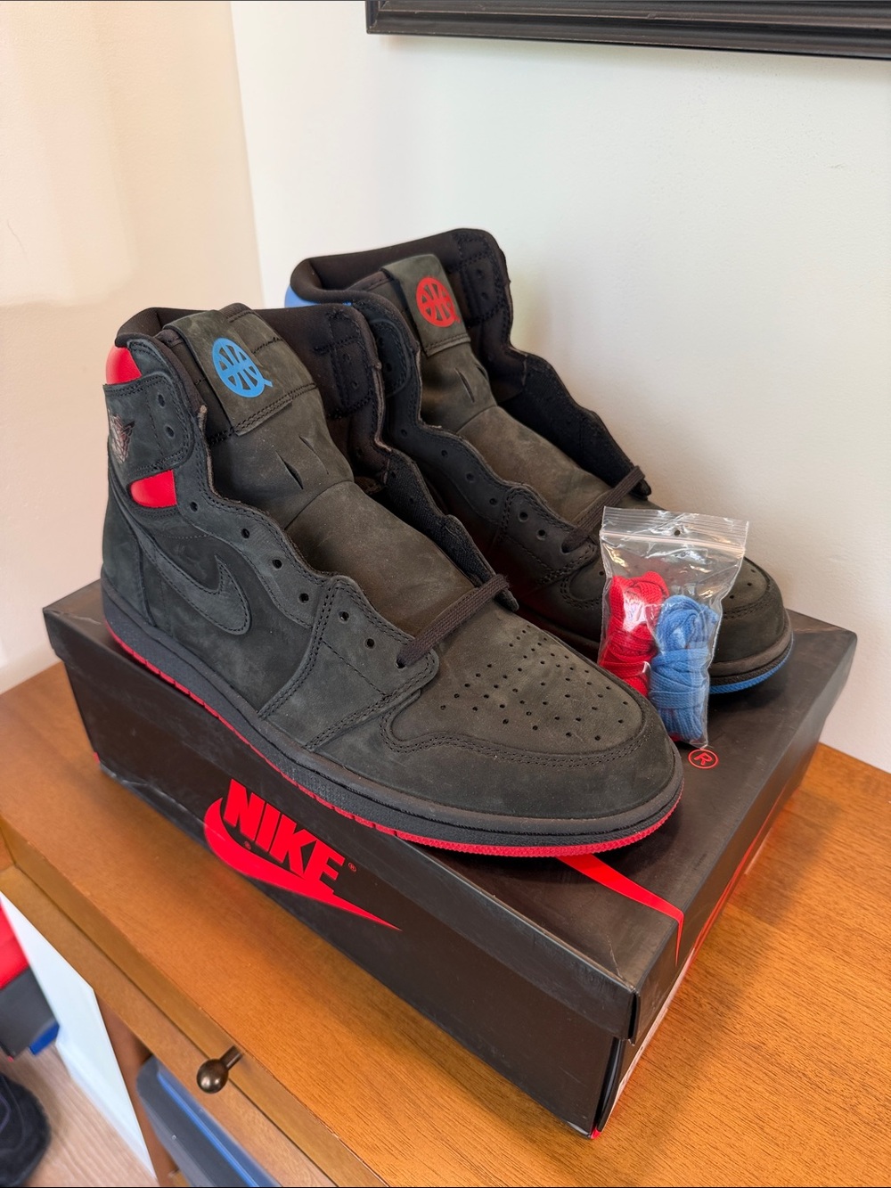 Air Jordan 1 Retro High OG “Quai 54” Black High-Top Sneakers
